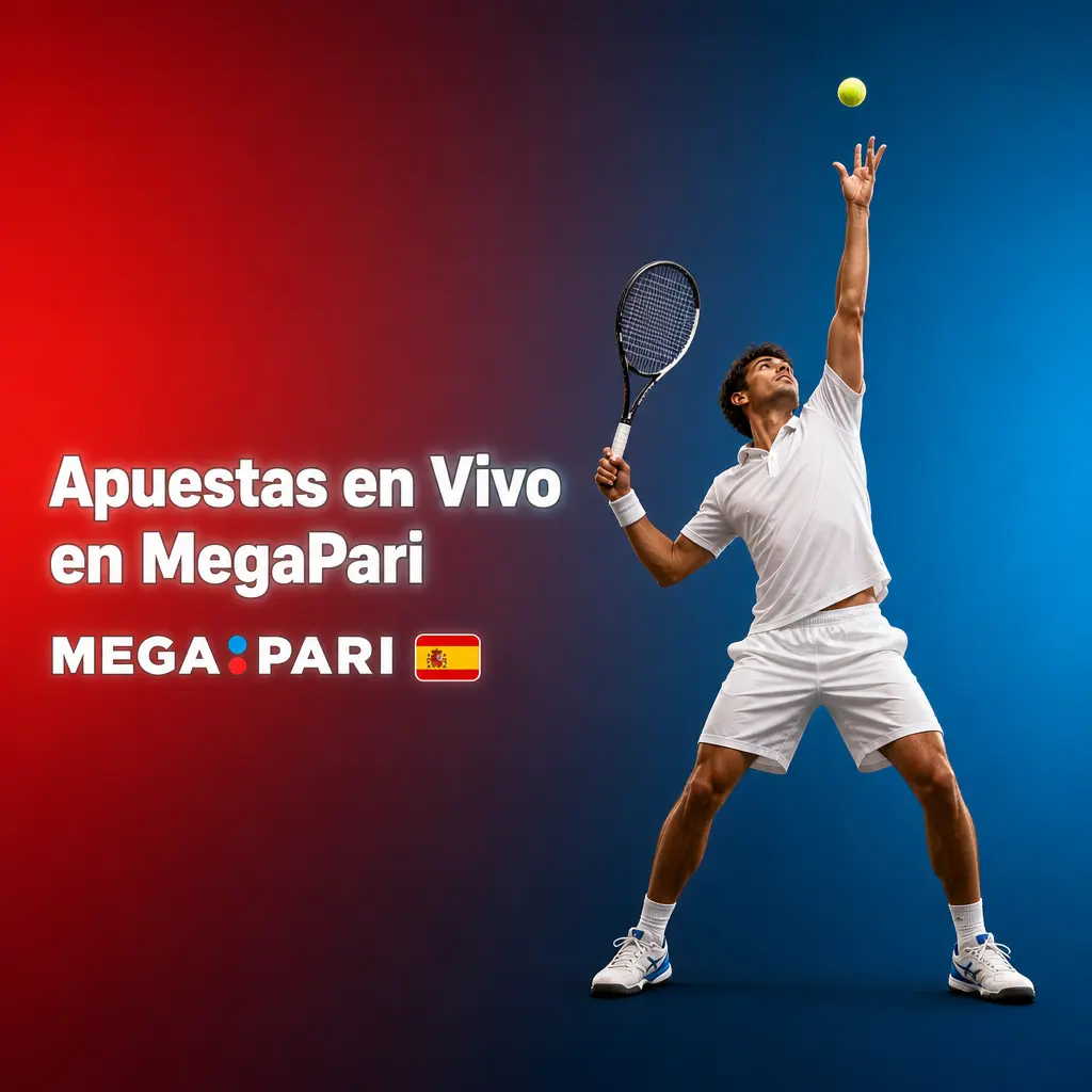 Interfaz de apuestas en vivo de MegaPari con mercados deportivos en tiempo real para usuarios en España