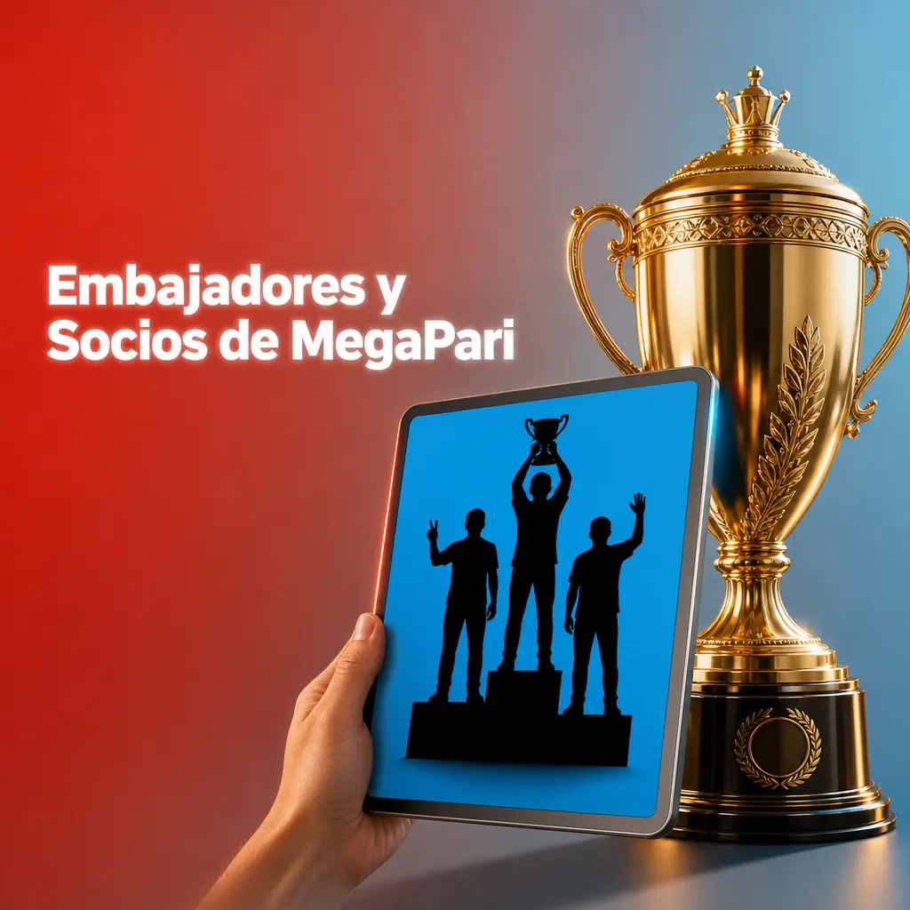 MegaPari embajadores, socios y patrocinios en fútbol, eSports y creadores de contenido en España