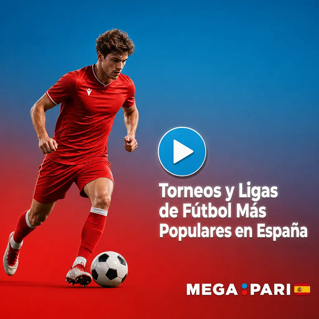 Torneos y ligas de fútbol más populares en España disponibles en MegaPari con más de 100 competiciones