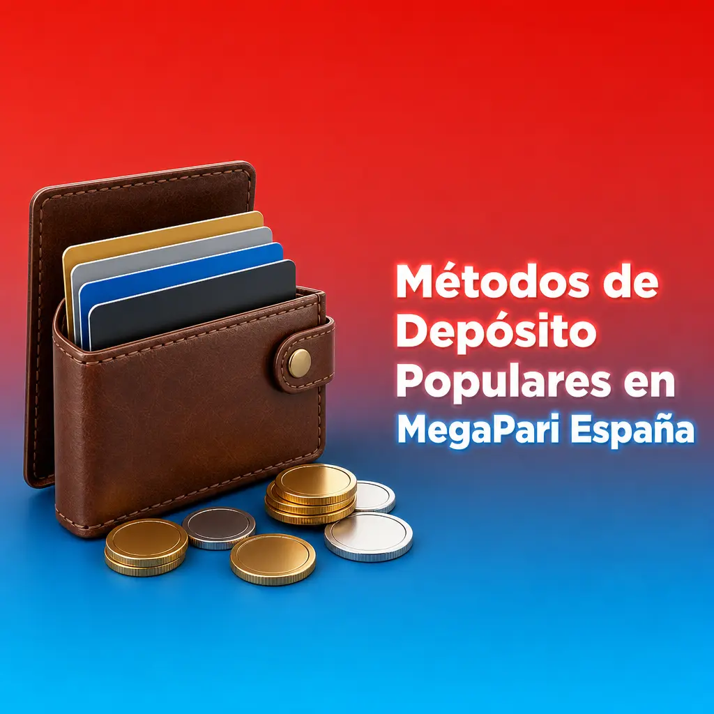 Métodos de depósito en MegaPari España: Visa, Mastercard, Bizum, Skrill, Neteller, criptomonedas y más