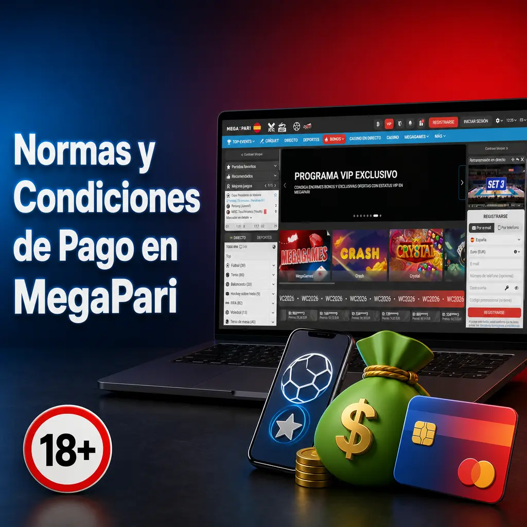 Normas y condiciones de pago en MegaPari: verificación KYC, límites de transacción y requisitos de retiro en España